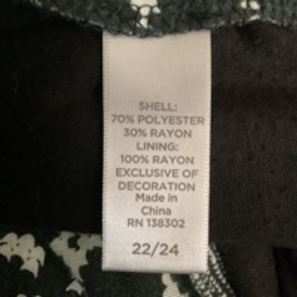 Avenue Black & White Geometric Print Kimono Cardigan with fringe hem Size 22/24 - Picture 9 of 11
